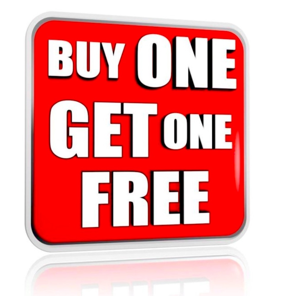 But one get one free choose from closet !